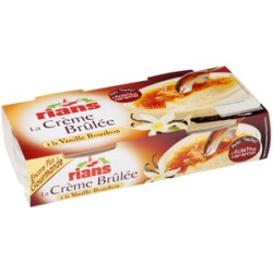 RIANS Crème Brûlée à la vanille Bourbon - 2x100g